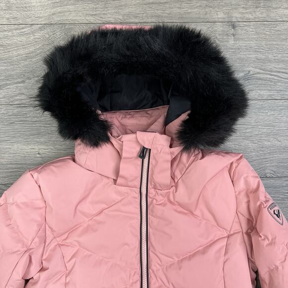 Rossignol Jacket Size XS Womens Cooper Pink Staci Pearly Full Zip Black $350 - Picture 3 of 16